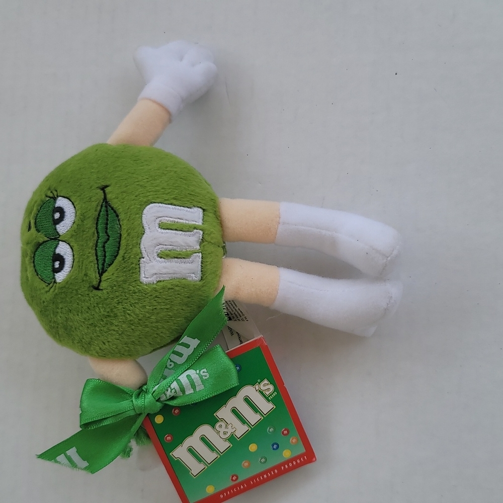 M&M's Ms Green Christmas Hat